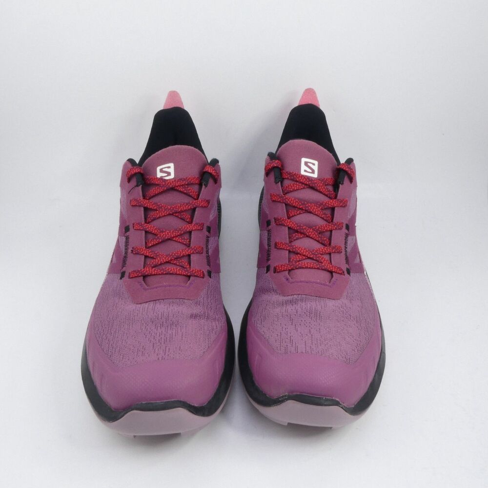 Salomon Women's Size 11 OUTPULSE Gore-Tex Hiking Shoes Tulipwood/Black/Poppy Red - Picture 8 of 10